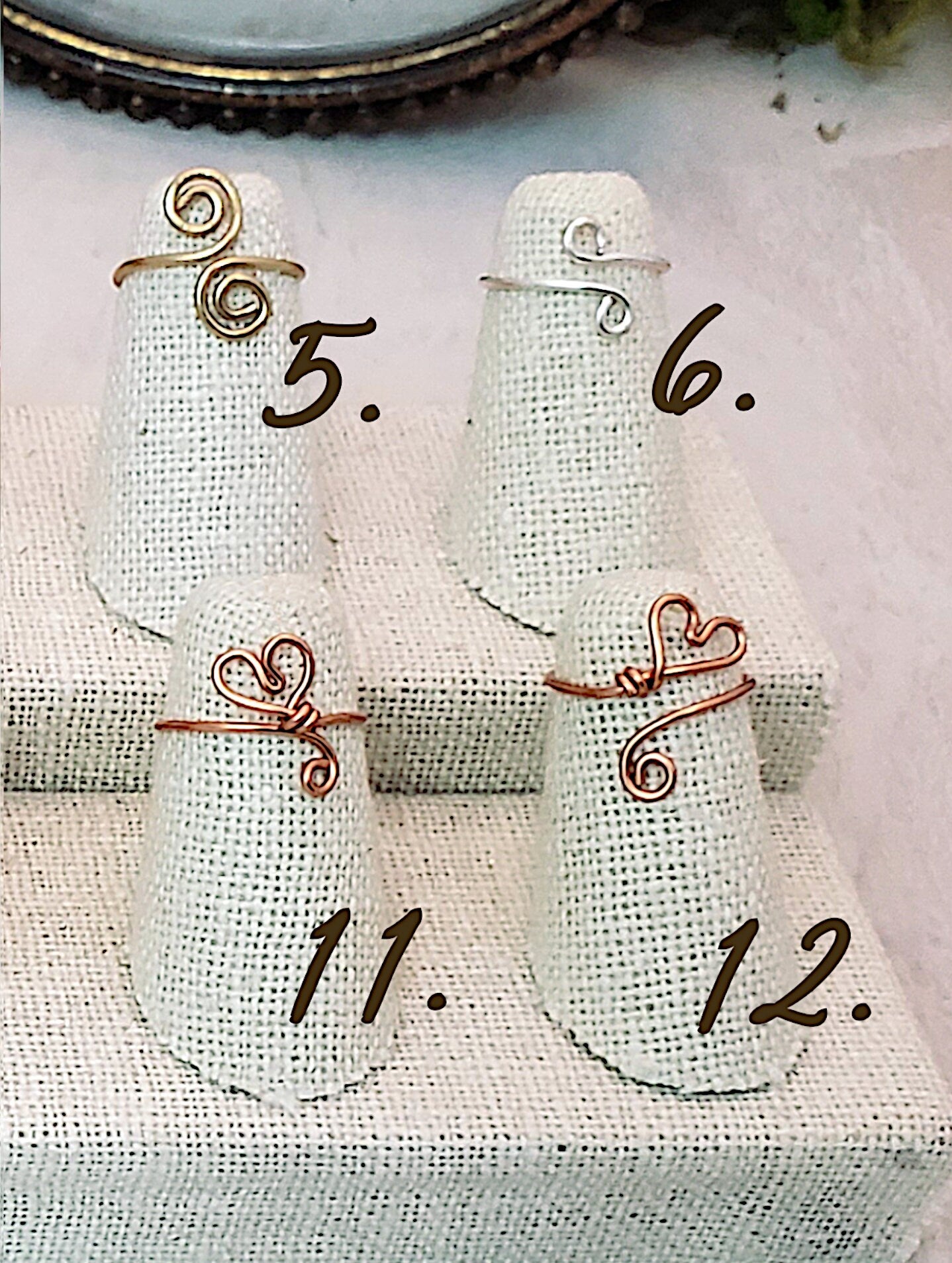 Simple Wire Toe/Midi/Pinky Ring, Simple, Minimalist, Adjustable, Boho, Bohemian, Wedding, Bridesmaid, Group A