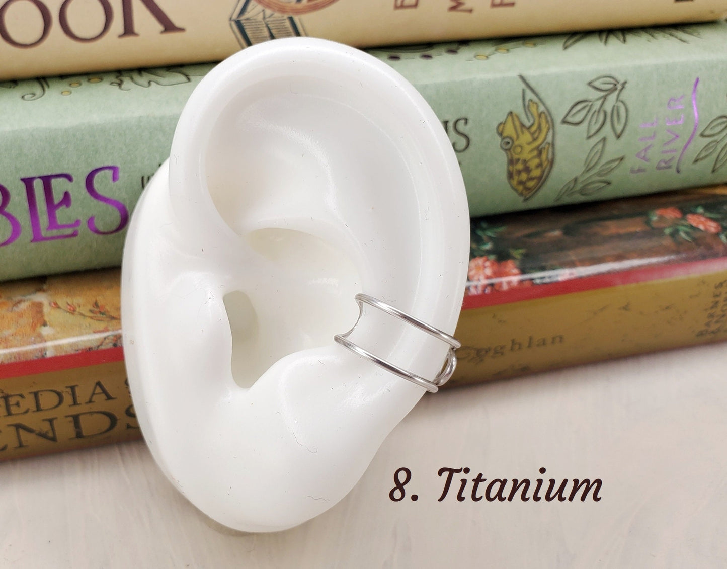 Ear Cuff, Nose Septum Cuff, Adjustable, Minimalist Jewelry, Minimalist Accessory, Style, Unisex Jewelry, Handmade, Black White Copper Silver