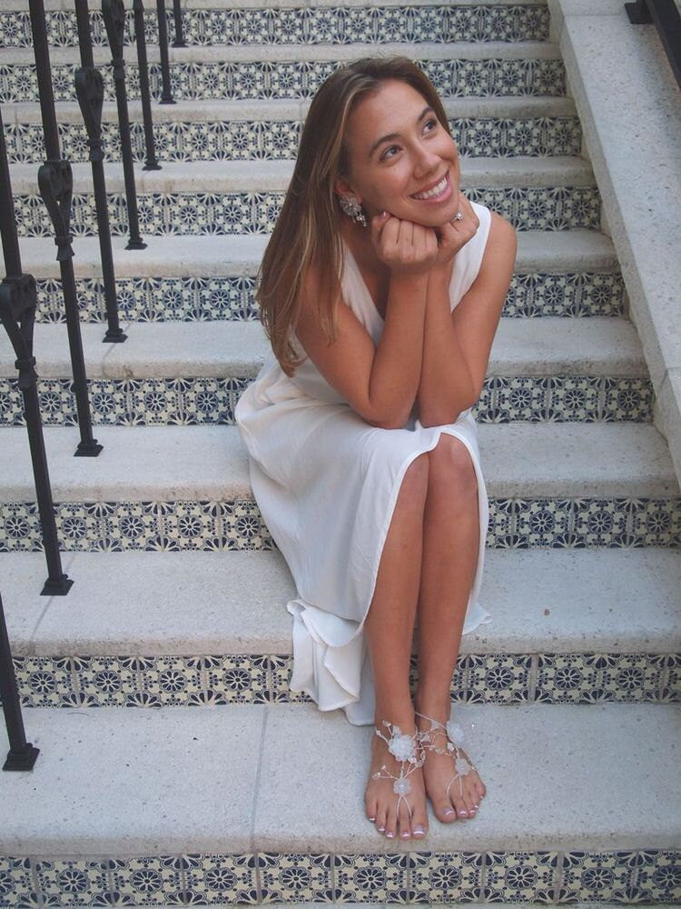 Handmade Lucite Flower Wire Clip-on Earrings in Bridal White Plumerias #236