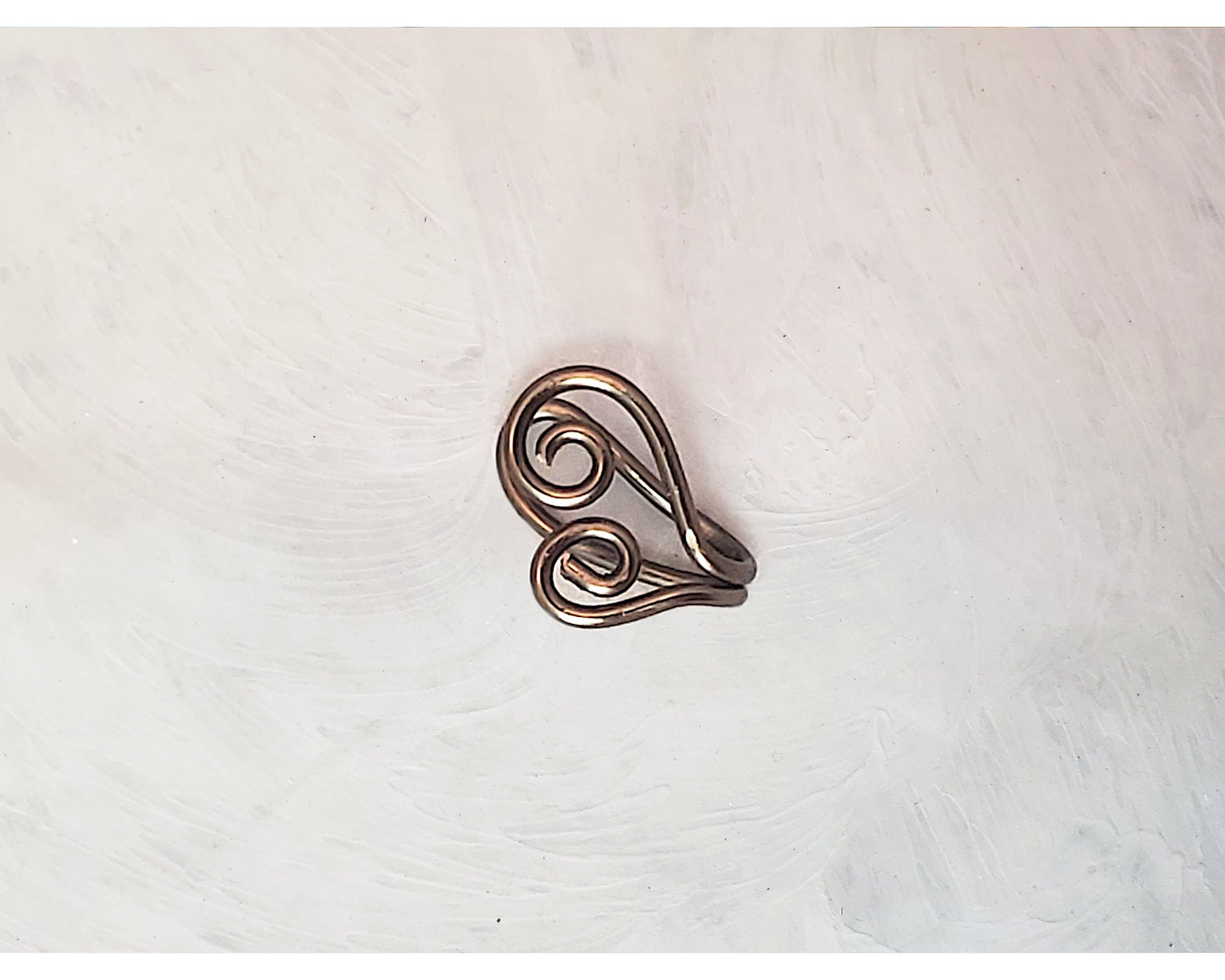 Ear Tragus or Nose Side Cuff, Double Spiral, Adjustable, Simple, Minimalist, Unisex, Boho, Beach, Choice of Colors and Metals
